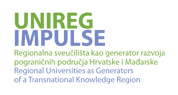 Logotip projekta UNIREG IMPULSE – Regionalna Sveučilišta kao pokretači transnacionalne regije znanja