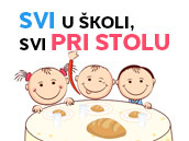 Logotip projekta SVI U ŠKOLI, SVI PRI STOLU