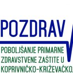 Logo projekta POZDRAV Poboljšanje primarne zdrastvene zaštite u Koprivničko-križevačkoj županiji