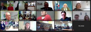 Sudionici online Početne konferencije projekta ECOoperation
