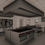 Odobren projekt Centar za pomoć u kući Koprivnica - grafički prikaz kuhinje