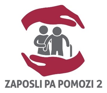 Logotip projekta Zaposli pa pomozi 2