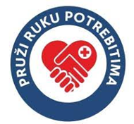 Logotip projekta PRUŽI RUKU POTREBITIMA