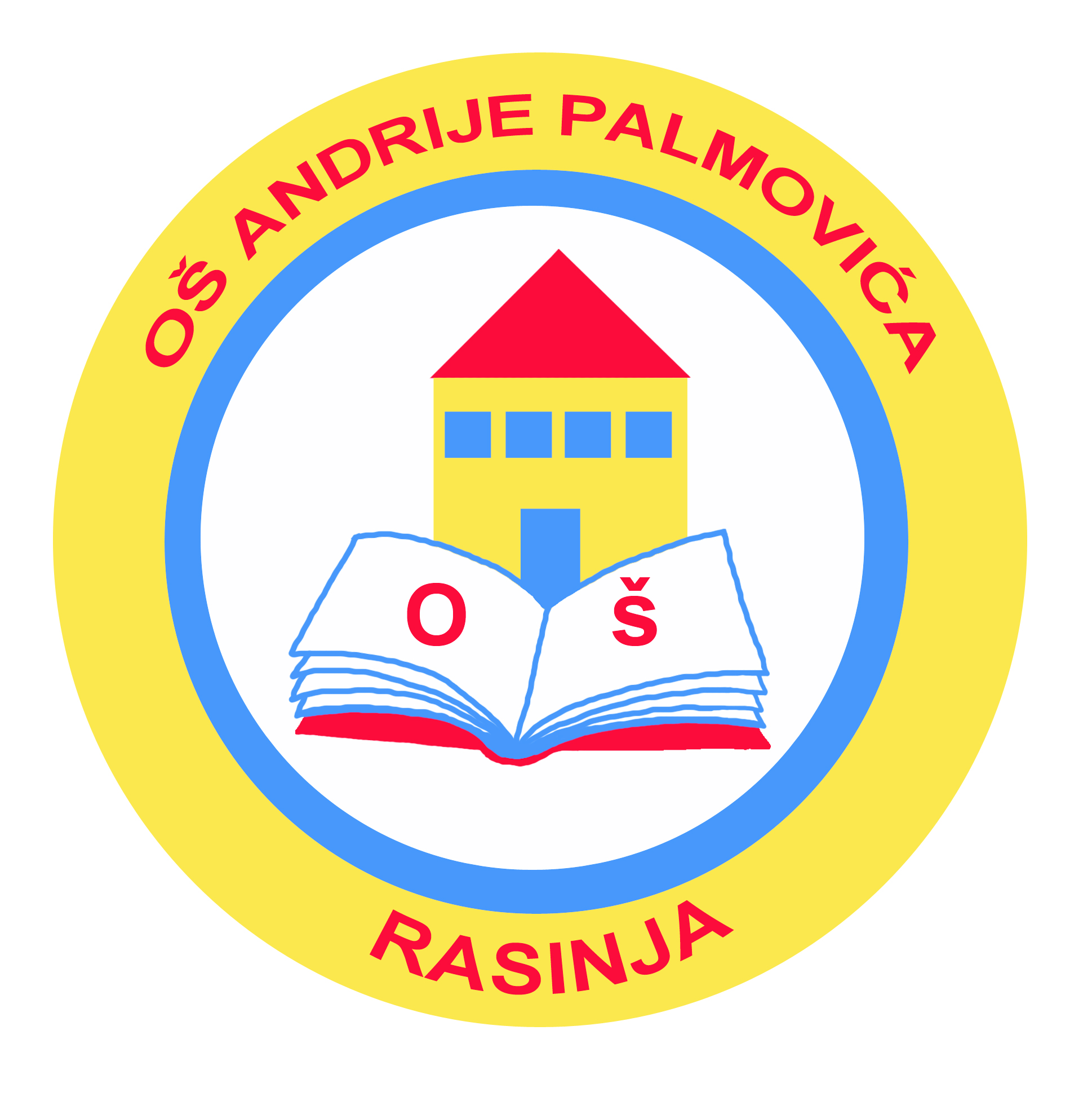Logotip projekta Rekonstrukcija Osnovne škole Andrije Palmovića Rasinja na adresi Školska ulica 15, Rasinja