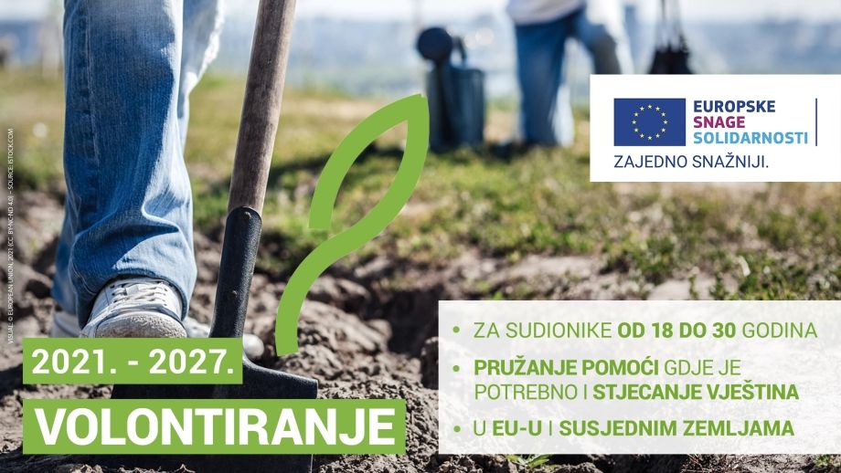 OBJAVLJEN NATJEČAJ ZA EUROPSKE SNAGE SOLIDARNOSTI ZA 2025. GODINU