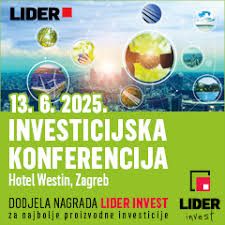 OTVOREN NATJEČAJ LIDER INVESTA ZA ODABIR NAJBOLJIH PROIZVODNIH INVESTICIJA