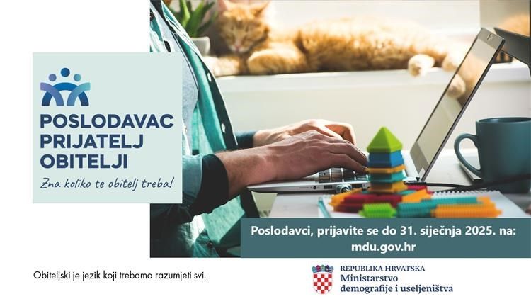 OTVOREN NATJEČAJ „POSLODAVAC PRIJATELJ OBITELJI“ U 2024. GODINI